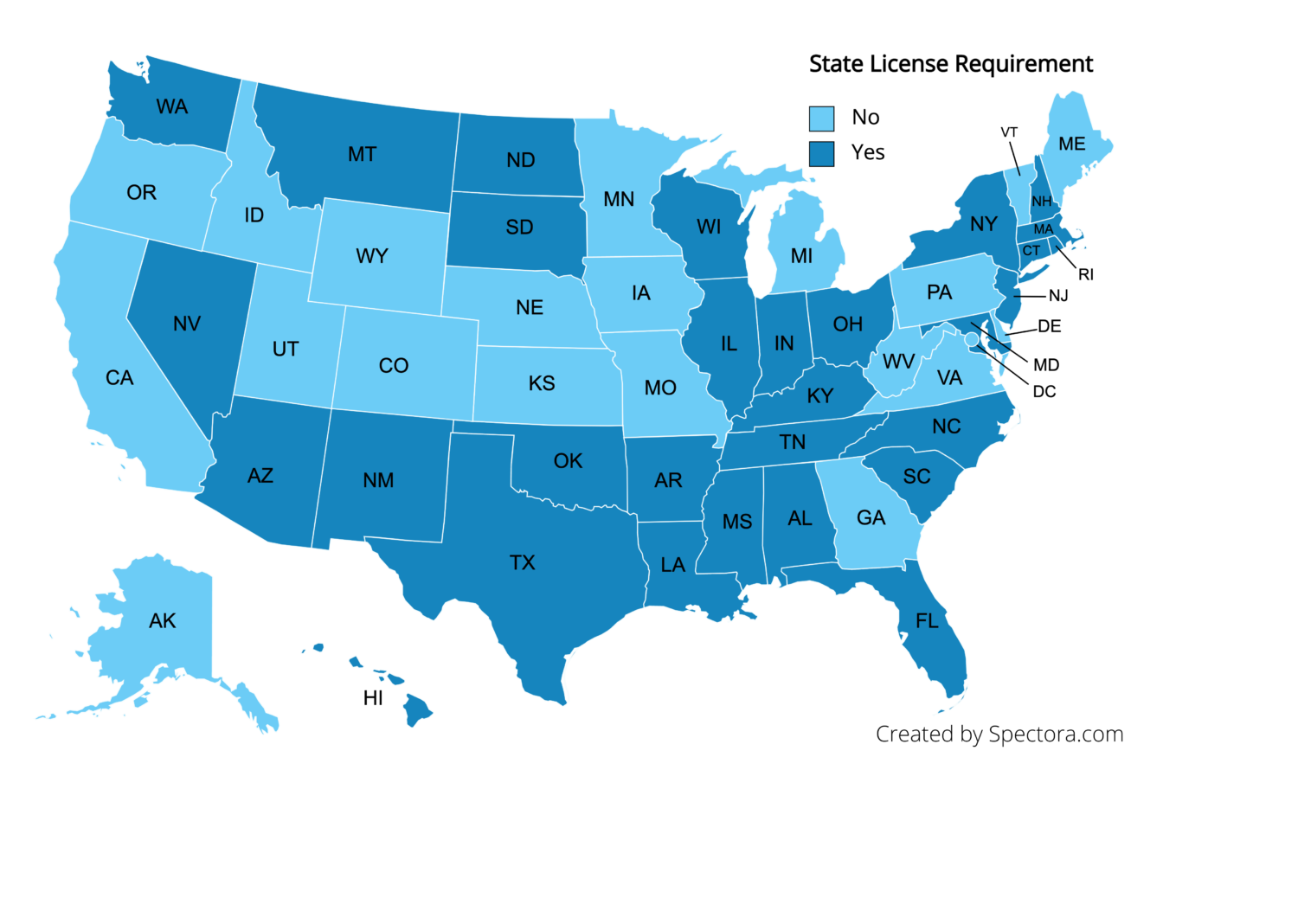 State By State Home Inspector Licensing Requirements For 2024 Map   Home Inspection License Map 1500x1068 Png 